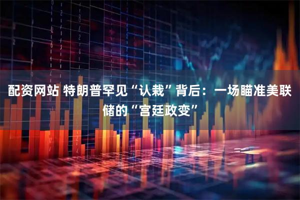 配资网站 特朗普罕见“认栽”背后：一场瞄准美联储的“宫廷政变”