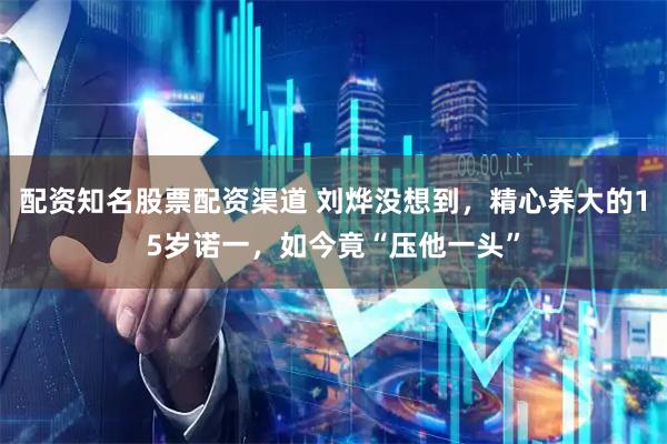 配资知名股票配资渠道 刘烨没想到,精心养大的15岁诺一,如今竟“压他一头”